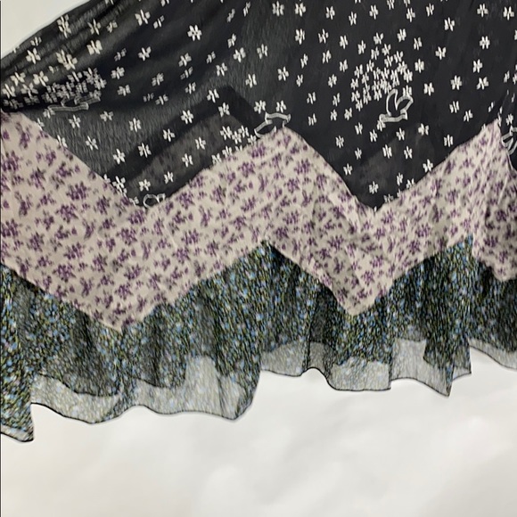 Free People Breezy Seashell Sequin Trim Dress Lg - Picture 4 of 10